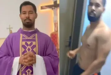 Padre é flagrado com noiva de fiel em casa; veja vídeo